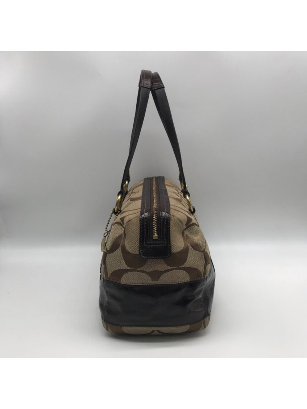 Coach Tan Signature Canvas Shoulder Bag - Picture 3 of 13